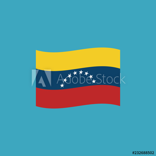 500x500 Venezuela Flag Icon In Flat Design
