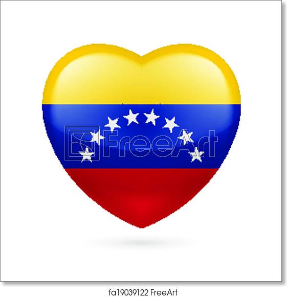 Free Art Print Of Heart Icon Of Venezuela Heart With Venezuelan 561x581 Free Art Print Of Heart Icon Of Venezuela Heart With Venezuelan