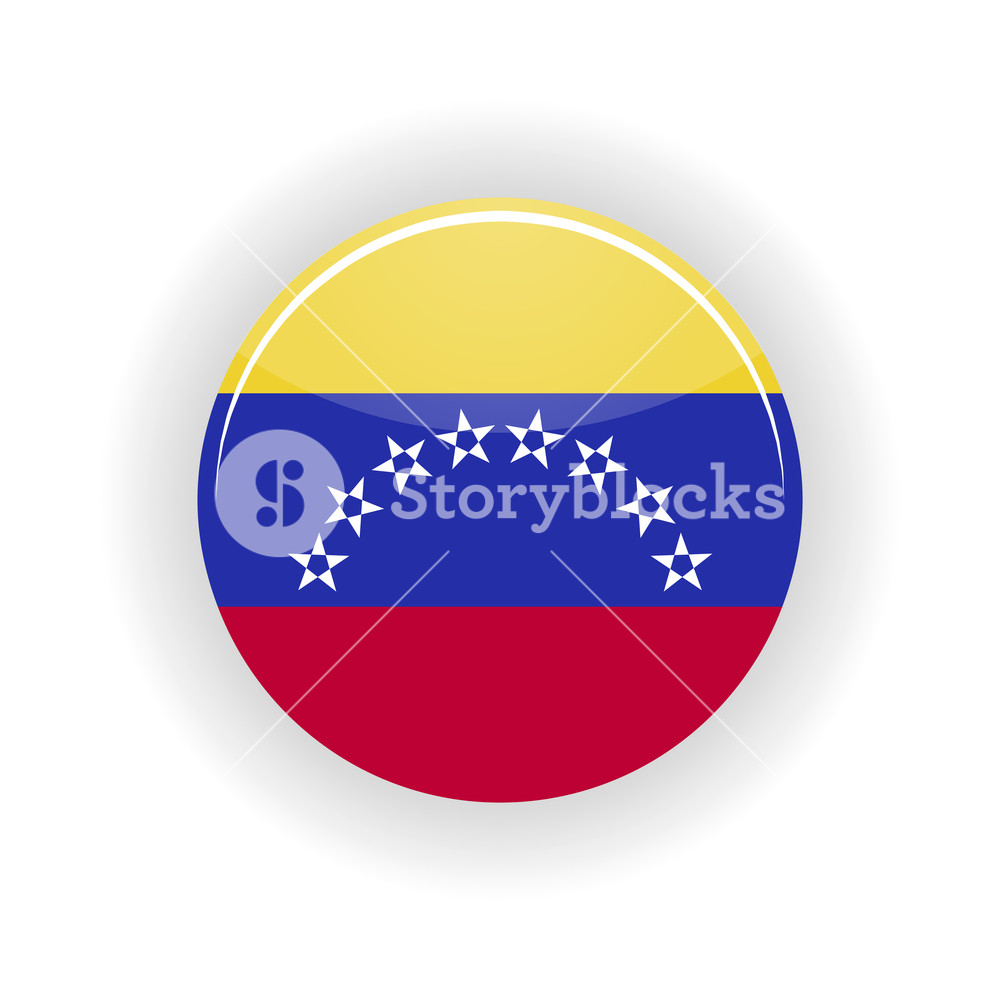 Venezuela Icon Circle Isolated On White Background Caracas Icon 1000x1000 Venezuela Icon Circle Isolated On White Background Caracas Icon