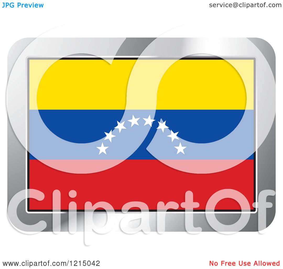 Clipart Of A Venezuela Flag And Silver Frame Icon 1080x1024 Clipart Of A Venezuela Flag And Silver Frame Icon