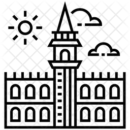 256x256 Venice Icon Of Line Style