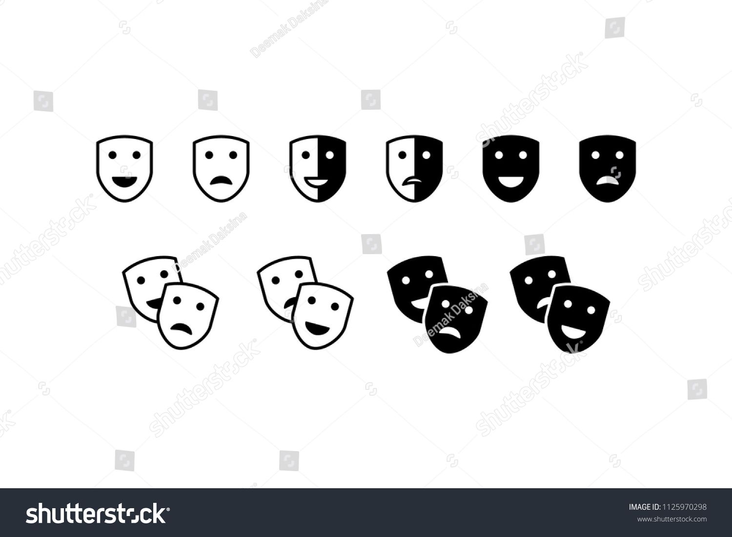 1500x1101 Mask Masquerade Theater Icon Set Mask, Masquerade, Carnival