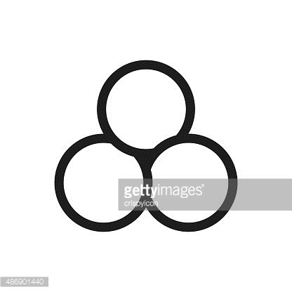 416x416 Venn Diagram Icon On A White Premium Clipart