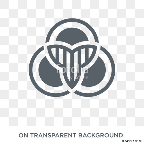 500x500 Venn Diagram Icon Trendy Flat Vector Venn Diagram Icon