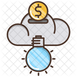Venture Capital Icon Of Colored Outline Style 256x256 Venture Capital Icon Of Colored Outline Style