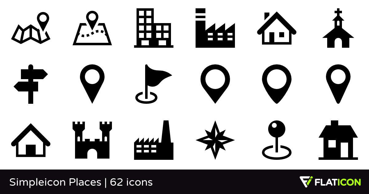 1200x630 Simpleicon Places Free Icons