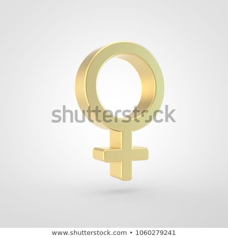 450x470 Venus Icon Render Of Golden Venus Symbol Isolated On White