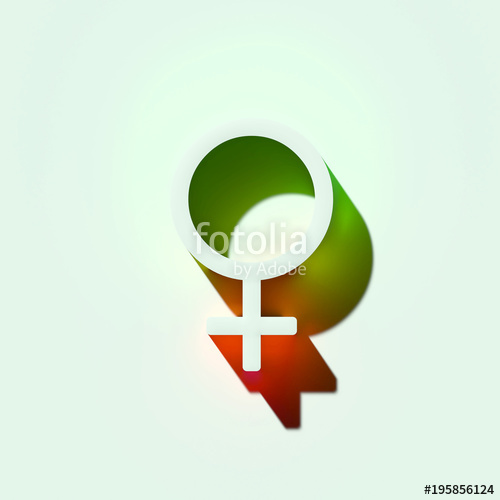 500x500 White Gender Venus Icon Illustration Of White Element, Female