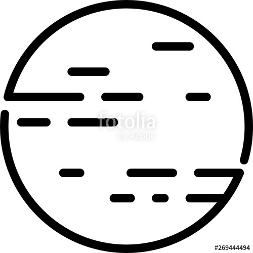 500x500 Venus Space Icon Stock Image And Royalty Free Vector