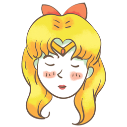 256x256 Sailor Venus Icon Sailor Moon Iconset Bambulu
