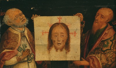 400x233 Zwei Apostel Mit Der Vera Icon, Dem Der Veronika