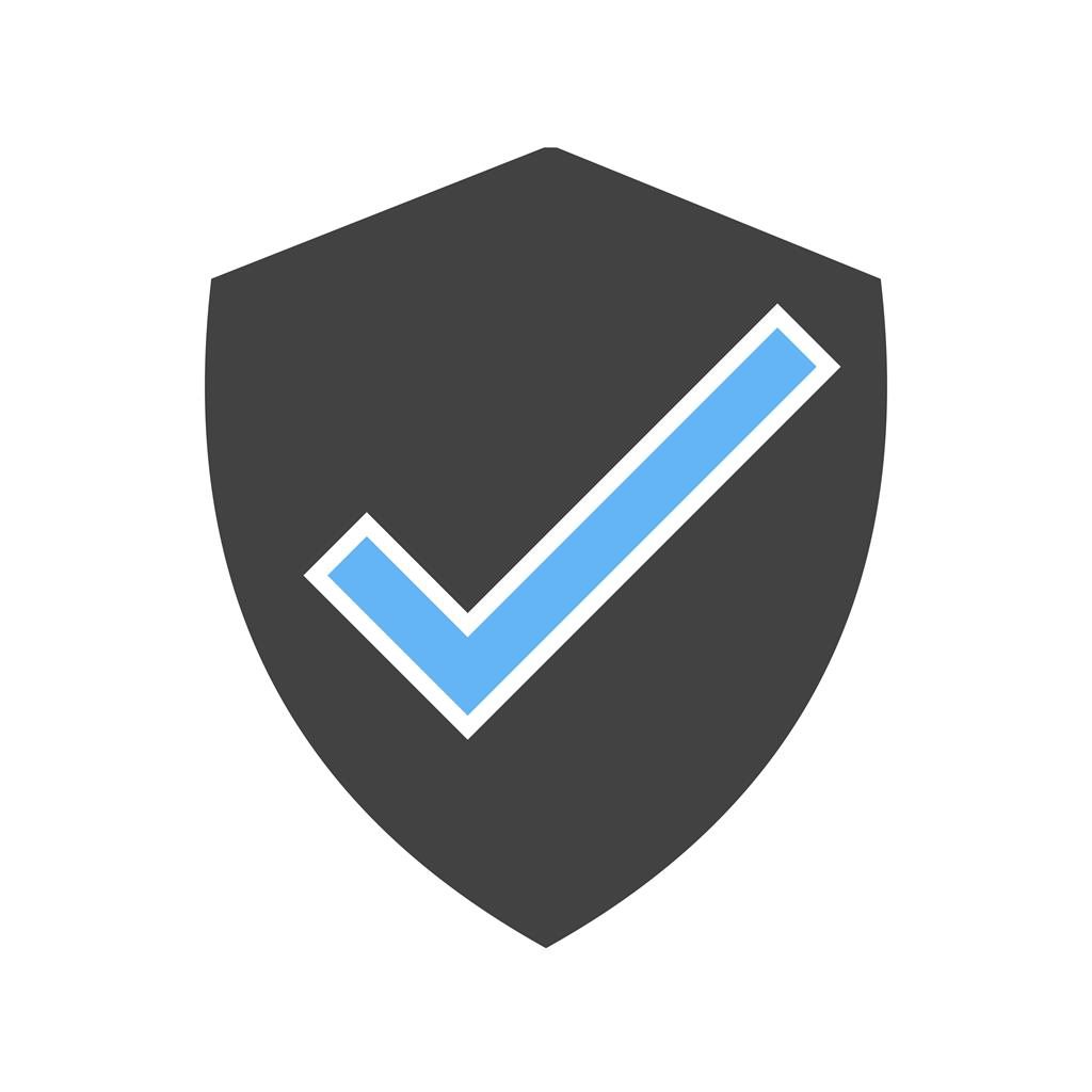 1024x1024 Verified User Blue Black Icon