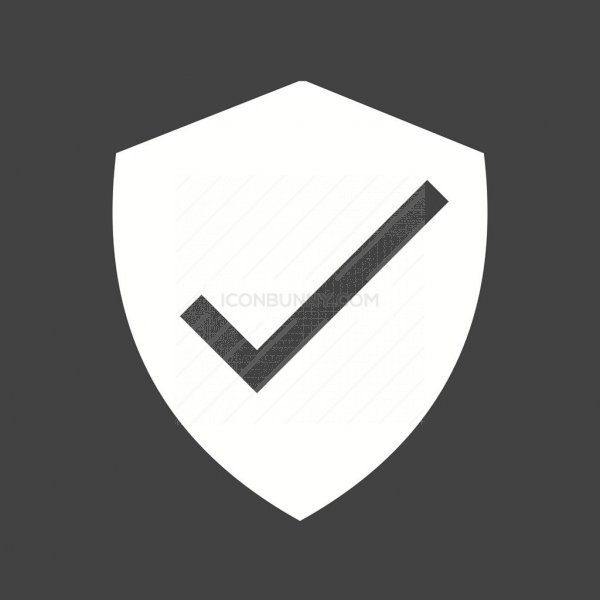 600x600 Verified User Glyph Inverted Icon