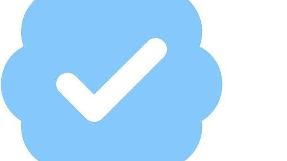 blue verification badge text