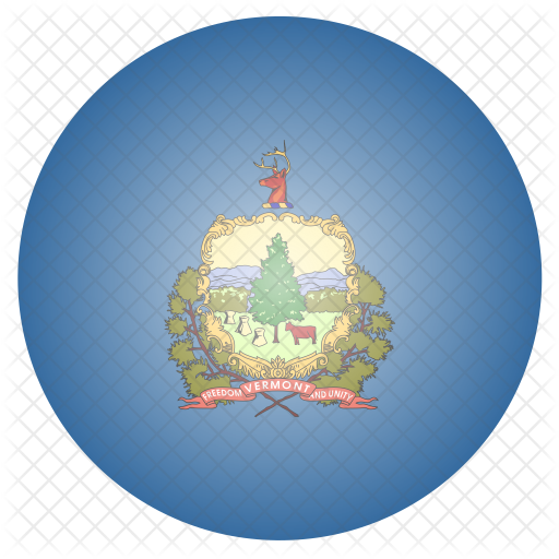 512x512 Vermont Flag Icon Of Flat Style