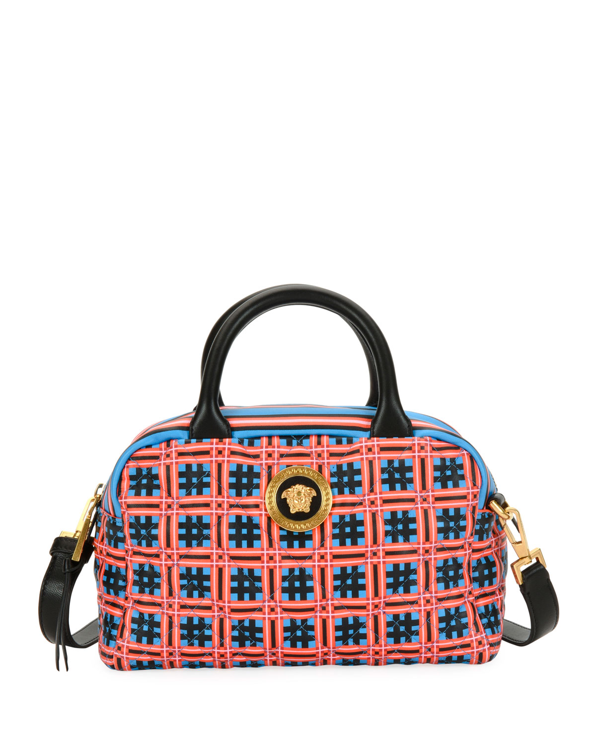 1200x1500 Versace Icon Quilted Clash Satchel Bag Neiman Marcus