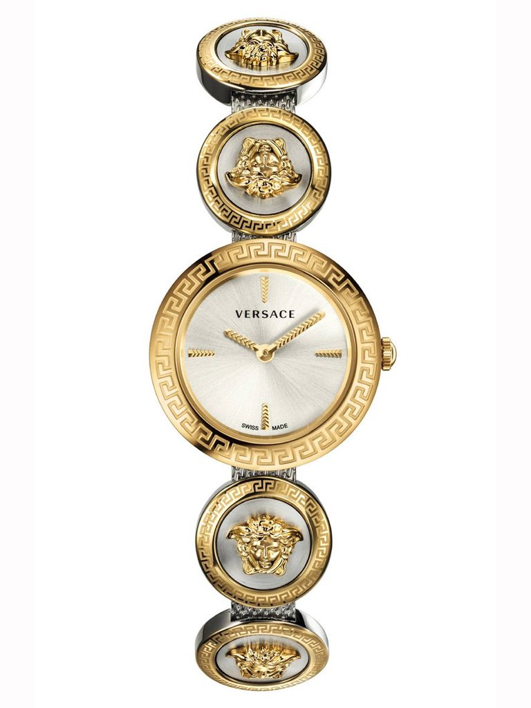 768x1024 Versace Medusa Stud Icon Steel Womens Silver Gold Watch