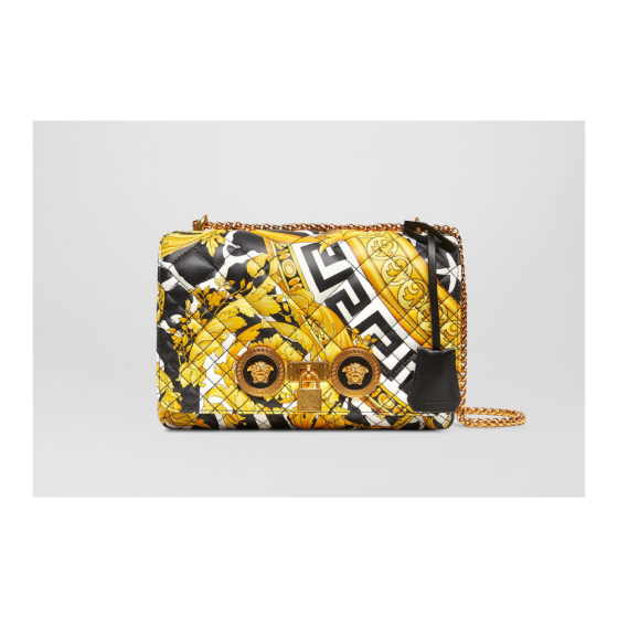 560x560 Versace Savage Barocco Print Quilted Icon Bag Seachange Oceana
