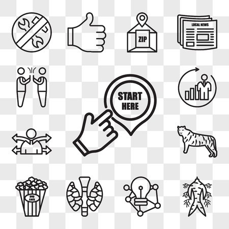 450x450 Set Of Transparent Editable Icons Such As Start Here, Ginseng