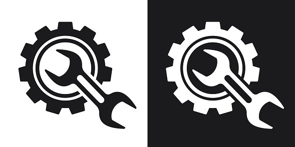 589x294 Service Icon, Stock Two Tone Version Premium Clipart