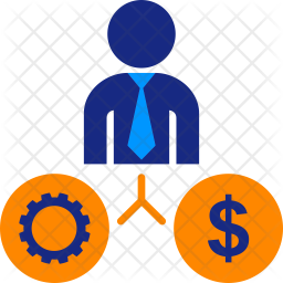 256x256 Job Versus Money Icon Of Flat Style