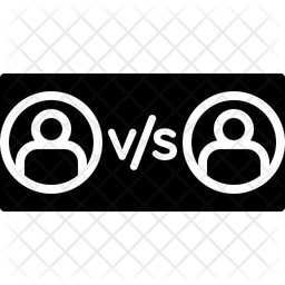 256x256 Versus Icon Of Glyph Style