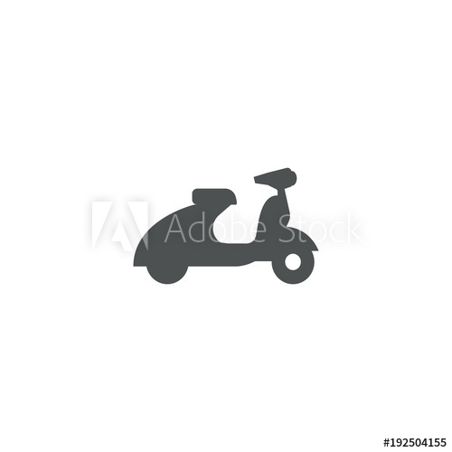 500x500 Vespa Icon Sign Design