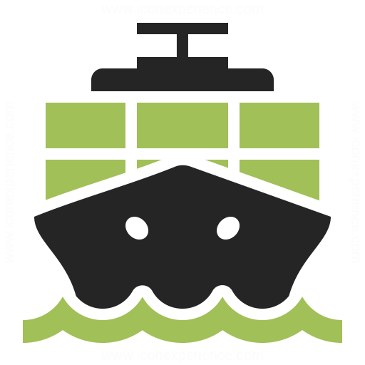 512x512 Containership Icon Iconexperience