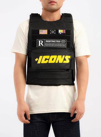 355x480 Hudson Icons Bulletproof Vest Black