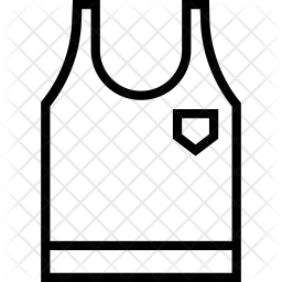 256x256 Sports Vest Icon Of Line Style