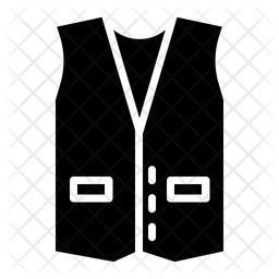 256x256 Vest Icon Of Glyph Style