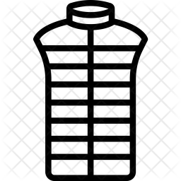 256x256 Vest Icon Of Line Style