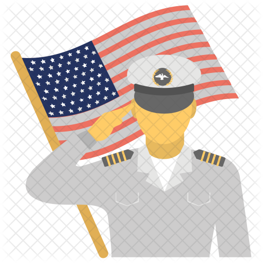 512x512 Veterans Day Icon Of Flat Style