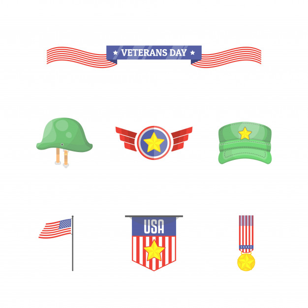 626x626 Modern Veterans Day Icon Vector Premium Download