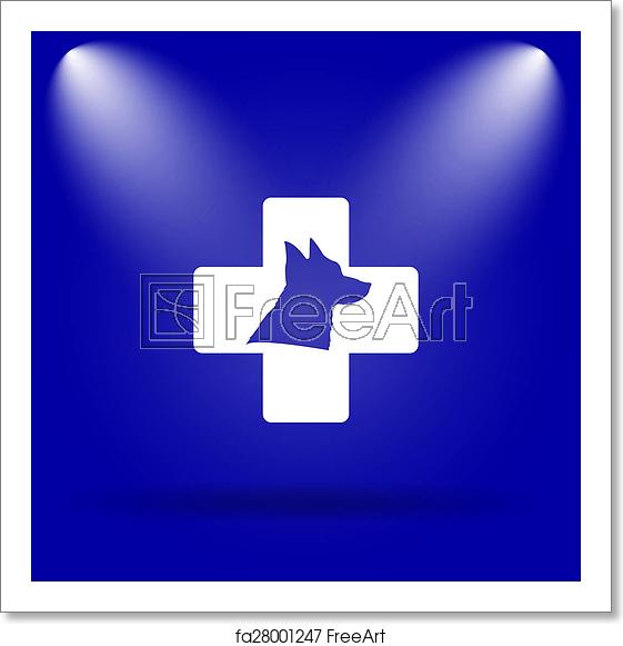 561x581 Free Art Print Of Veterinary Icon Veterinary Icon Flat Icon