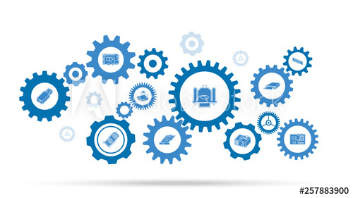 500x281 Vga Cable Icon From Computer Parts Set