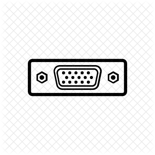 512x512 Vga Icon Of Line Style