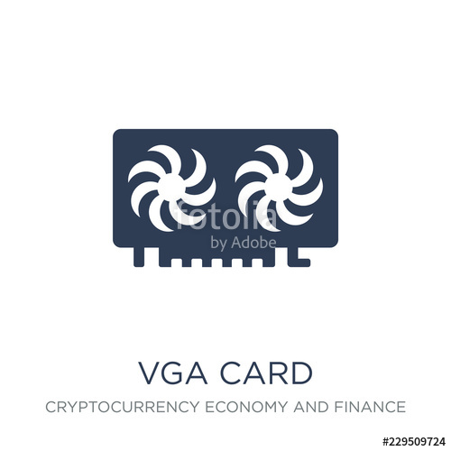 500x500 Vga Card Icon Trendy Flat Vector Vga Card Icon On White