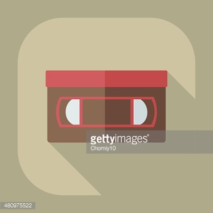 416x416 Flat Modern Design With Shadow Icon Vhs Tape Premium Clipart