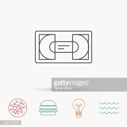 416x416 Video Cassette Vhs Tape Premium Clipart