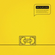 235x234 Video Cassette Icon Vhs Tape Sign Free Image