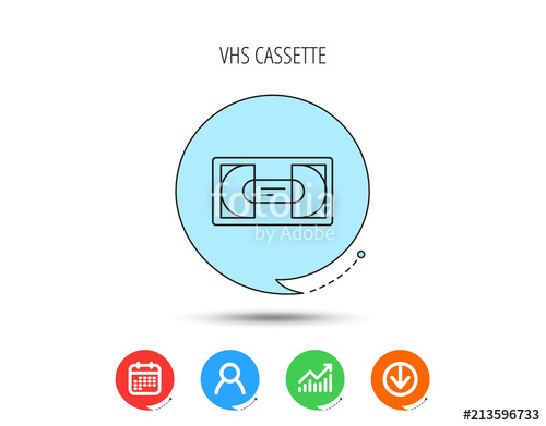 500x391 Video Cassette Icon Vhs Tape Sign Stock Image And Royalty Free