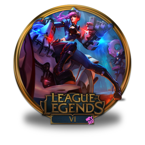512x512 Vi Officer Icon League Of Legends Gold Border Iconset