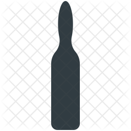 256x256 Vial Icon Of Glyph Style