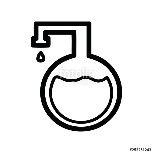 500x500 Chemical Vial Icon Stock Image And Royalty Free Vector