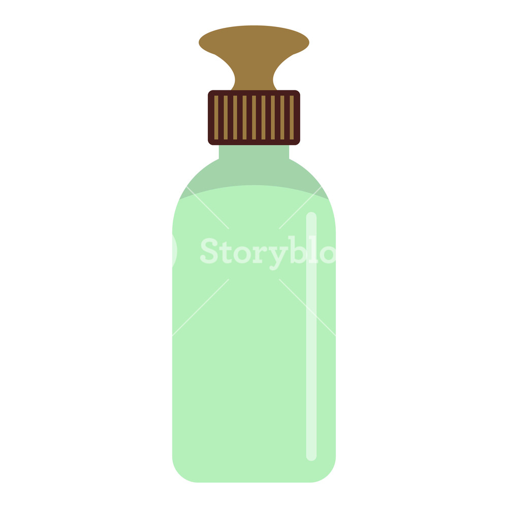 1000x1000 Closed Vial Icon Flat Isolated On White Background Illustration