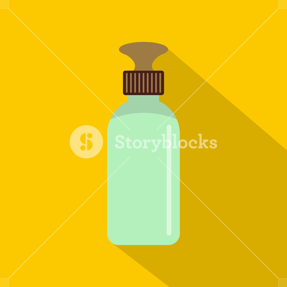 1000x1000 Closed Vial Icon Flat Illustration Of Closed Vial Vector Icon