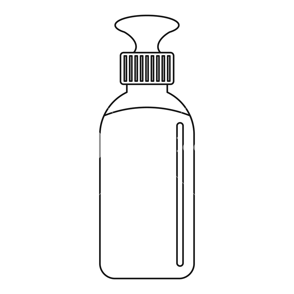 1000x1000 Closed Vial Icon Outline Illustration Of Closed Vial Vector Icon