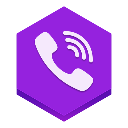 512x512 Viber Icon Hex Iconset