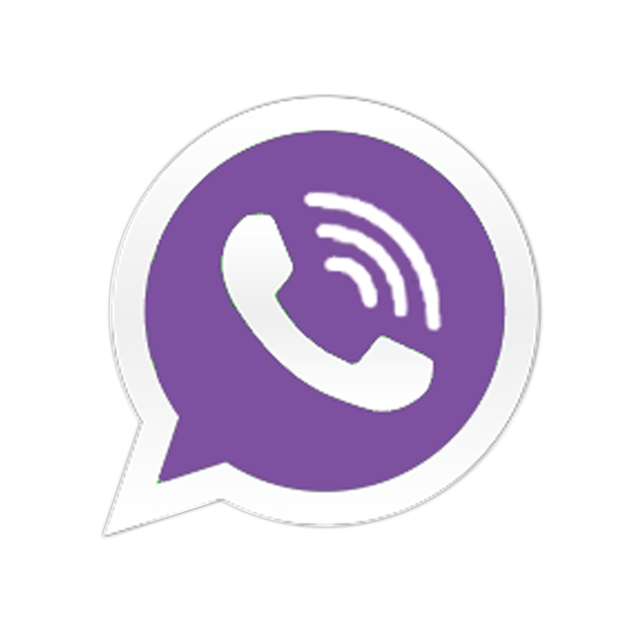 2050x2050 Messaging Viber Logo Purple Photo